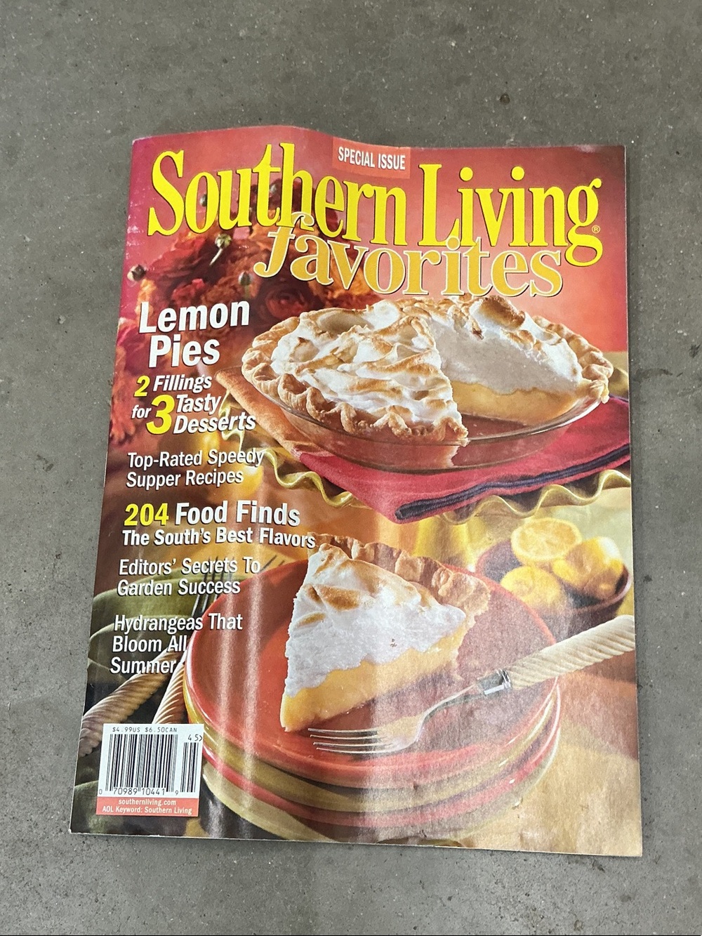 Southern Living Favorites - Yellow & Red Lemon Pie Cover Art 2004